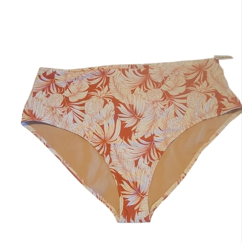 Old Navy Plus Size Floral High-Waisted Bikini Bottom